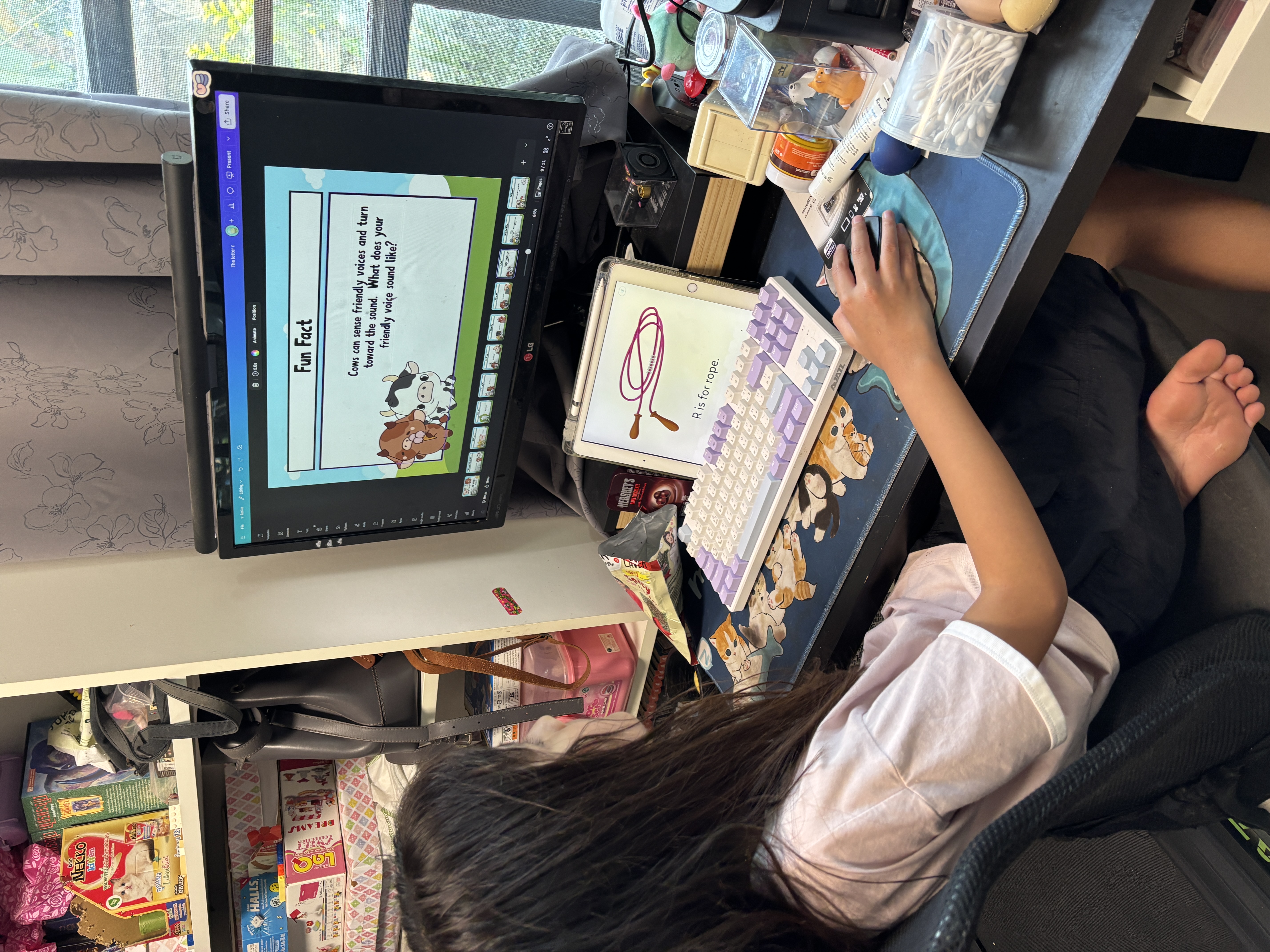 ฝึกฝนกา่รพิมพ์ การอ่าน และการแปล