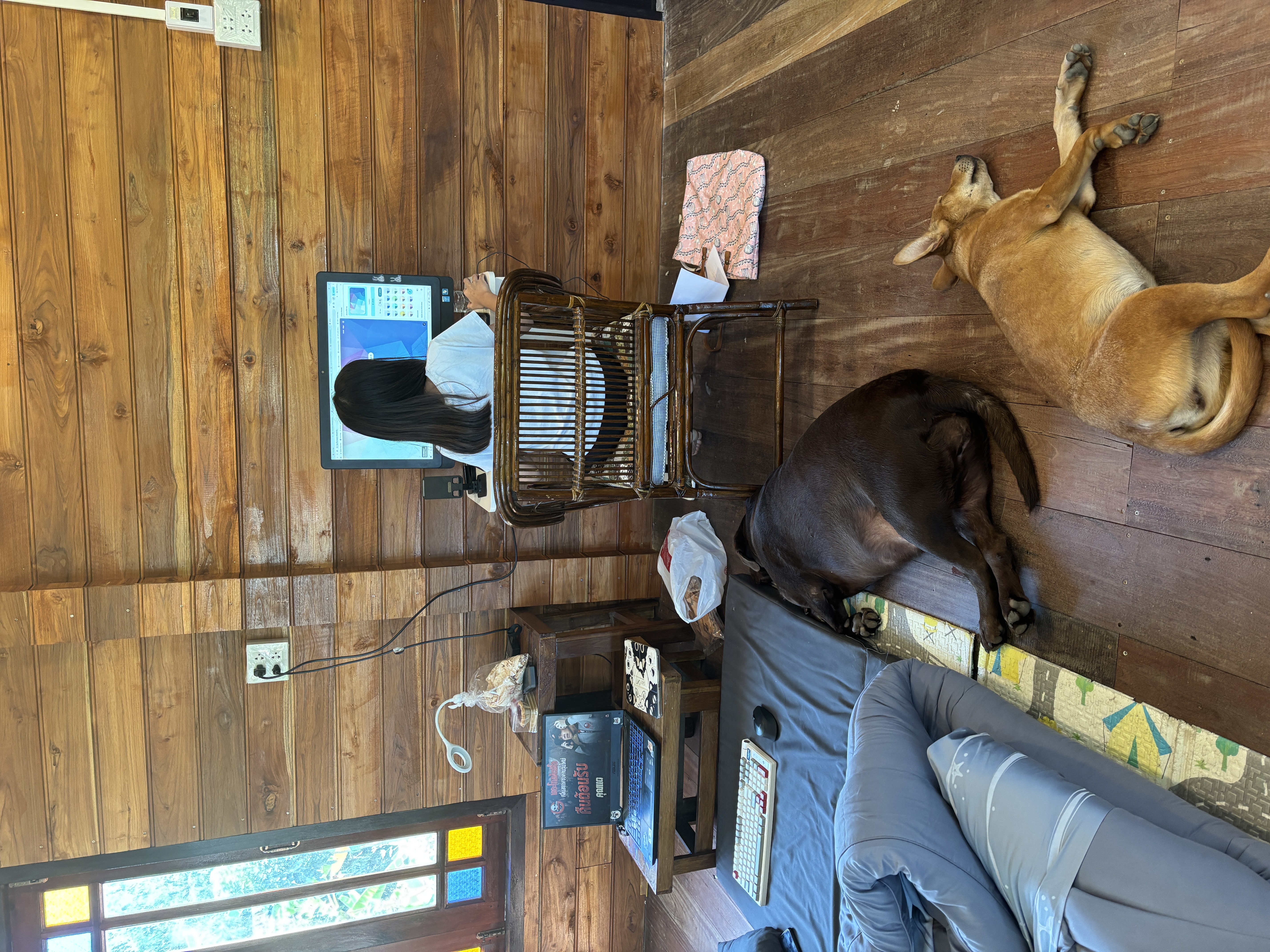 ฝึกพิมพ์ และตกแต่งภาพจา่กคอมพิวเตอร์